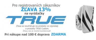 TRUE, hokejové, brankárske, vyrážačky